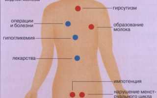 Пролактин повышен у мужчины. 3 главных симптома высокого уровня и методы снижения