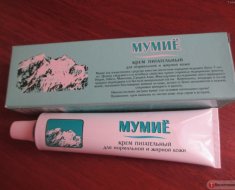 Мумие в виде крема
